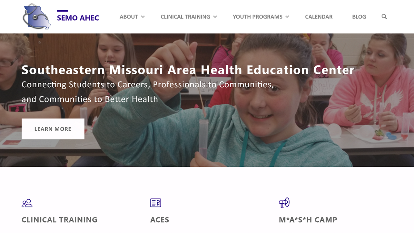 SEMO AHEC website screenshot